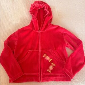Moschino Kids Pink Hoodie with Candy Design Size 7A
